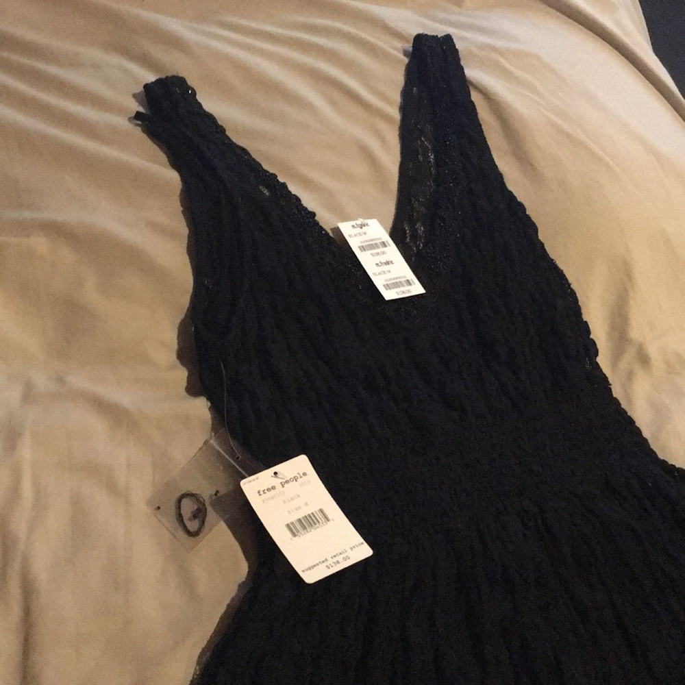 New with tags free people Medium black dress